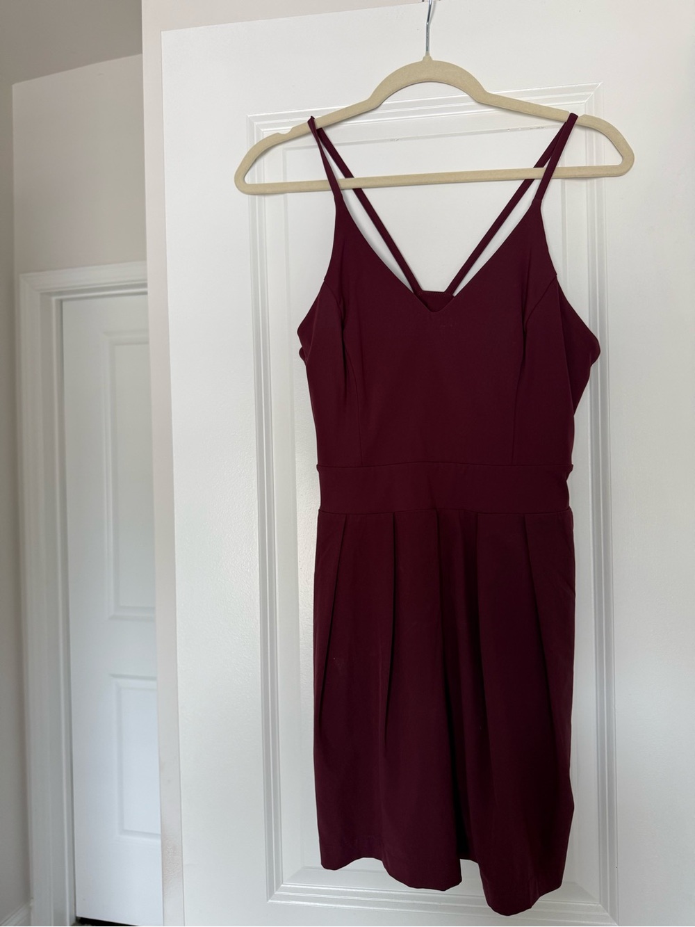 Halara Burgundy romper